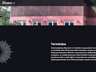 Web design and implementation for an Event Centre