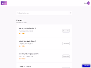 ClassNative Web app (2-sided marketplace)