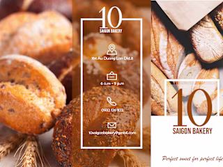 10 Saigon Bakery / Commercial + leaflet project