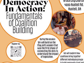 Disciples of Democracy: Coalition Building Infographic
