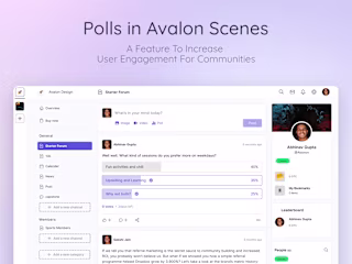 Designing a poll feature to increase user engagement