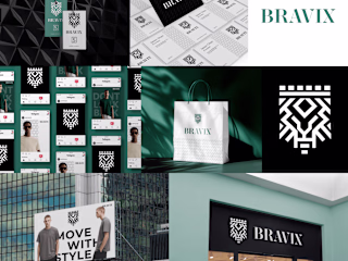 BRAVIX Logo Design and Branding