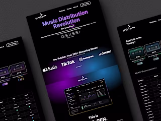 Landing Page Development for Nextfly Web Portal