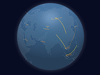 GitHub Globe 