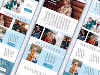 Email Design Outerwear Brand