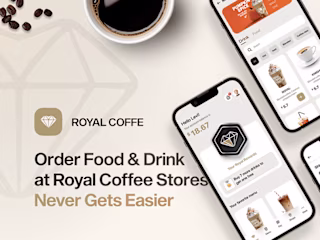ROYAL COFFE MOBILE APP on Behance