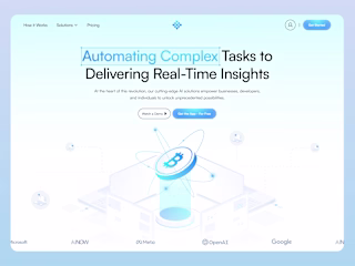 Automation Website Header design