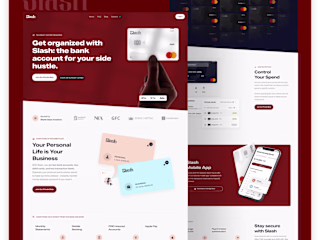 Slash Banking Web Design + Webflow Development