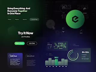 Web Design And Visual Concept For Gaming QA Startup