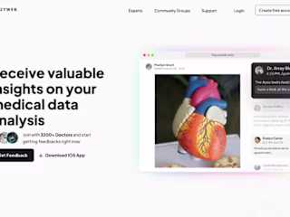 Medical Insights Web Template Design 