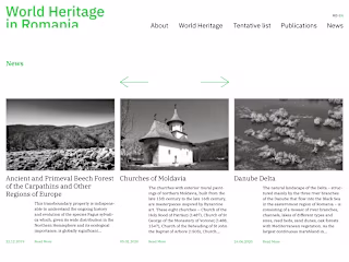 World Heritage in Romania | UX/UI