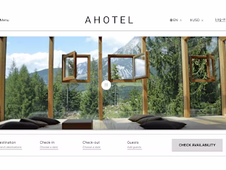 Rethinking the hotel booking process on desktop