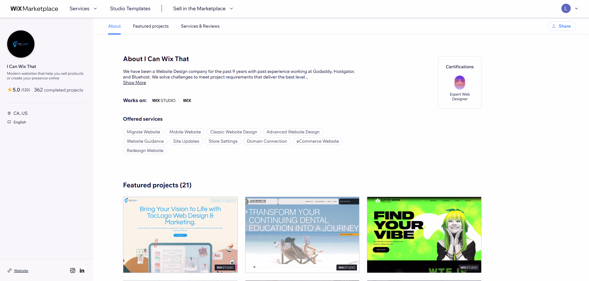 Placeholder project card media