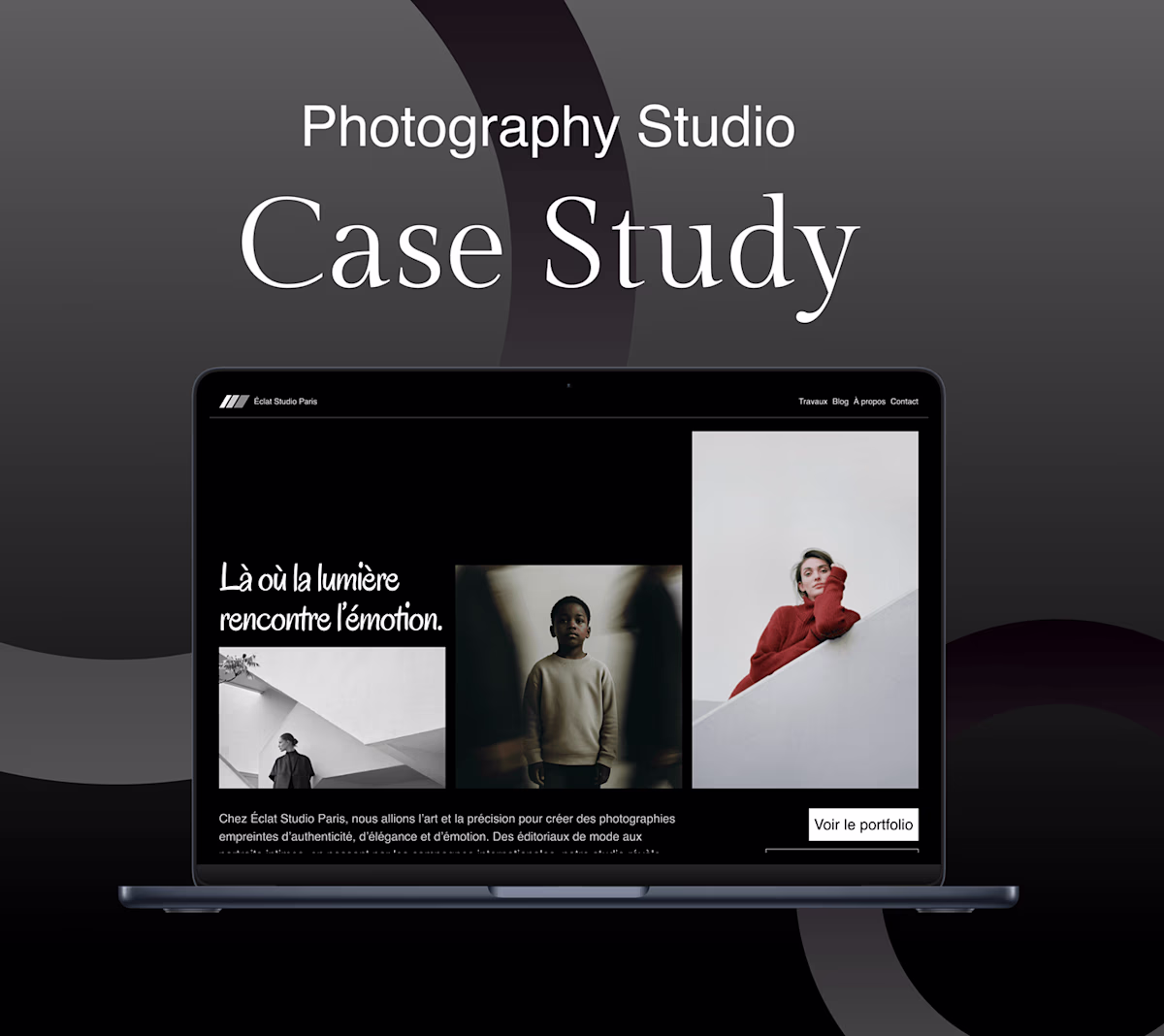 Éclat Studio Paris: UI/UX Website Design