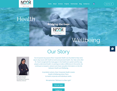 Noor Corporate Health — Website Design
