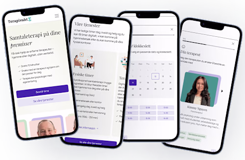 Terapivakten Booking Platform Redesign
