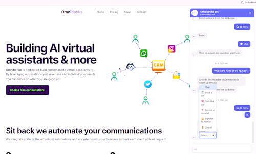Advanced Chatbot for Customer Service