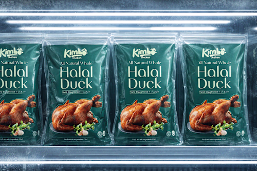 Halal Duck – Premium Frozen Duck Packaging Design