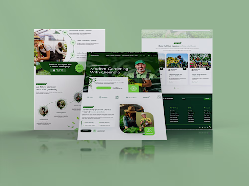 Newly Landscaped Website Design