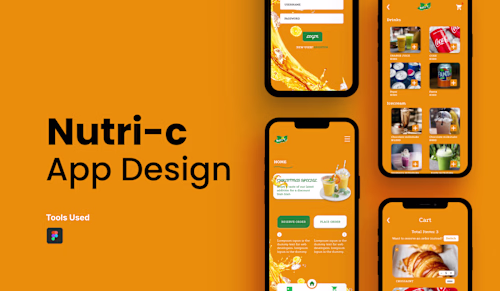Case Study (Nutri-C) Mobile App and website Design on Behance