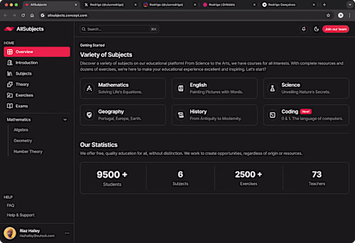 All Subjects - Educational platform