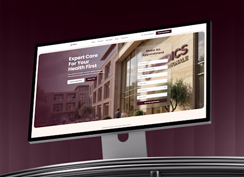 Hospital Website Design and Portal Development for appointments