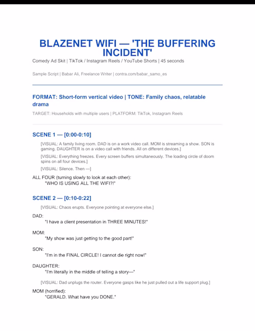 BlazeNet Wifi — "The Buffering