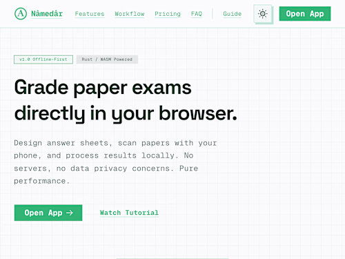 Nâmedâr is an offline-first Optical