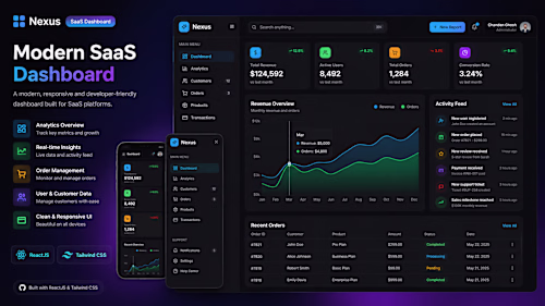Modern SaaS Dashboard