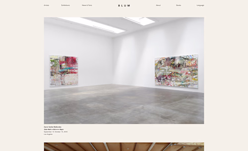 Blum Gallery - Tokyo, New York, LA