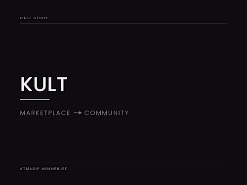 KULT — Marketplace to Community