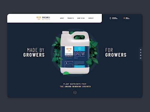 REMO Nutrients | UI Design & Supporting Materials