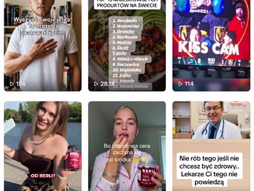 AI TikTok Content Production – Health & Supplement Brand