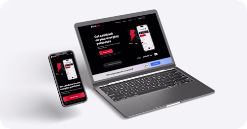 Website/Promo materials design for Financial App