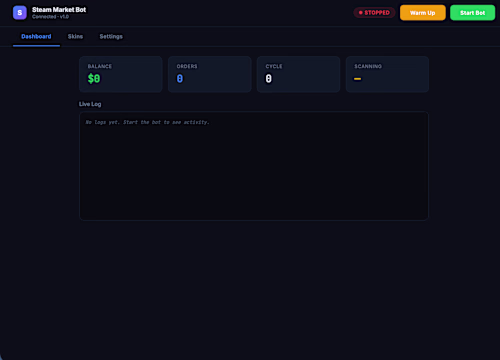 Steam Market Bot is an