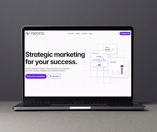 Brand Design and Landing Page for Neora