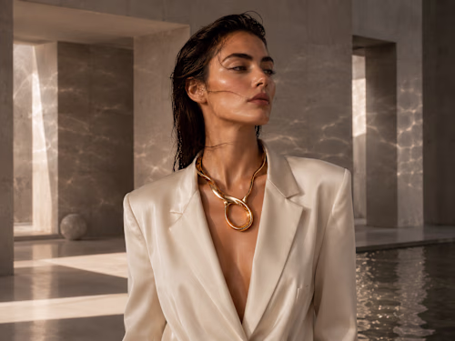 A cinematic editorial portrait created
