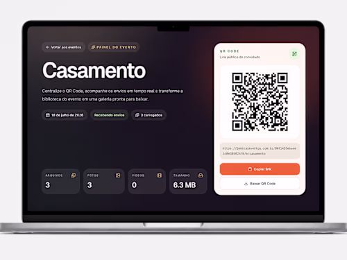 Lembrai — QR Code Event Photo Sharing Platform