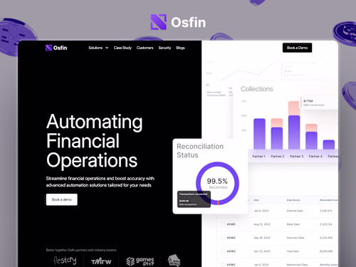 Osfin AI — Website Design and Development