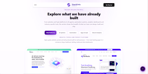 I build websites, SaaS platforms,