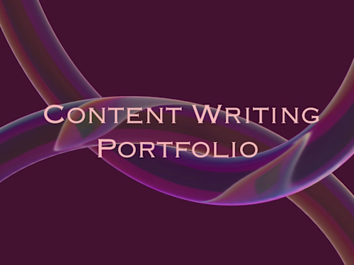 Content Writing Portfolio