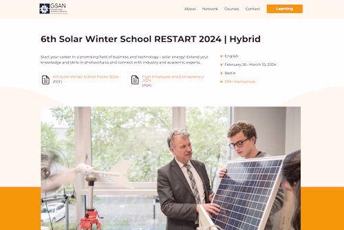 GSAN Landing Page