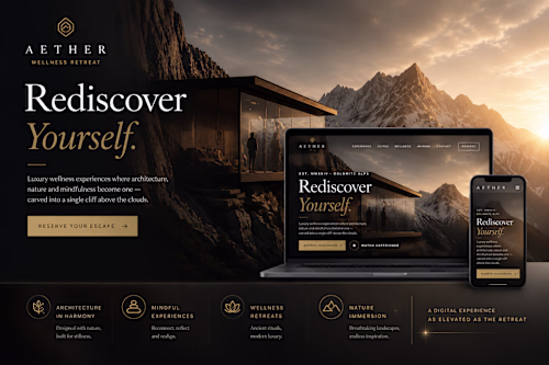AETHER — Luxury Wellness Retreat