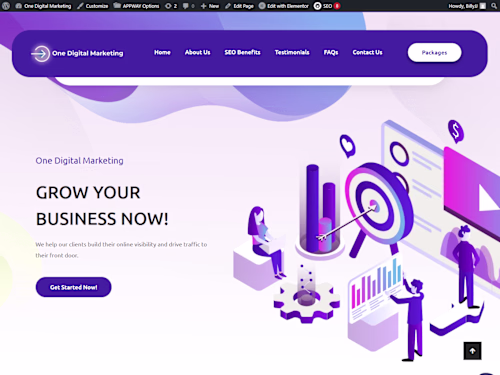 One Digital Marketing Website Revamp