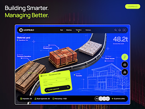 LOOPBUILD: Circular Construction SaaS Platform