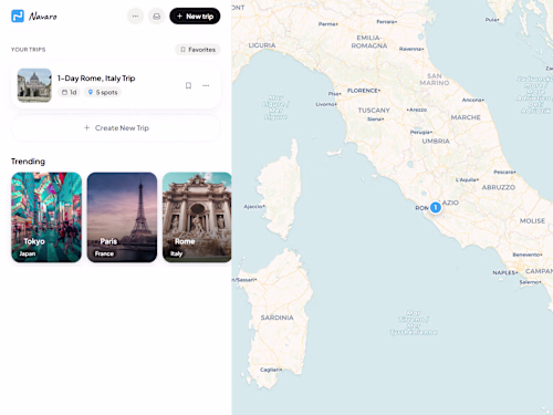 Navaro — AI Trip Planner