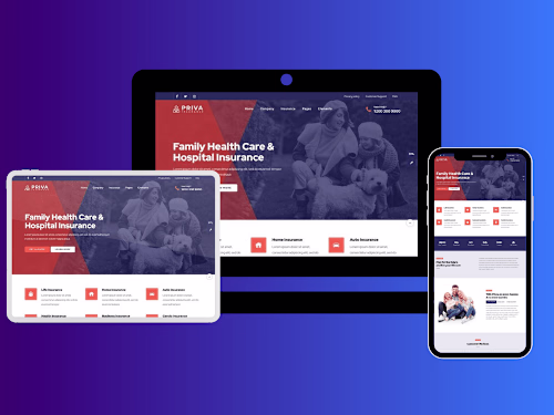 Website Design for an Insurance Company