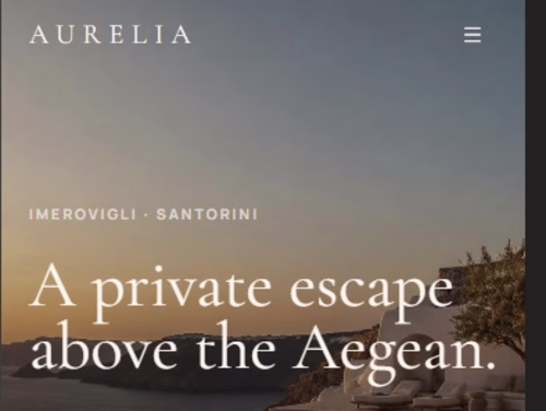 AURELIA — Stay somewhere extraordinary
