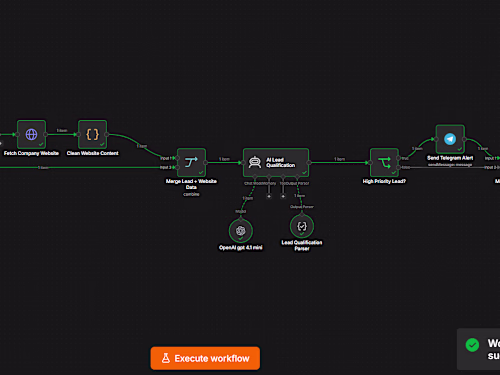 “Built an AI-powered lead generation