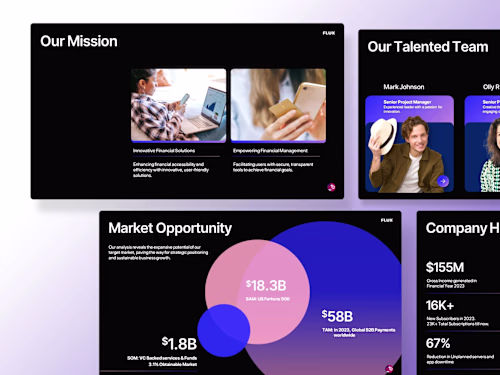 Fintech Pitch deck Presentation
